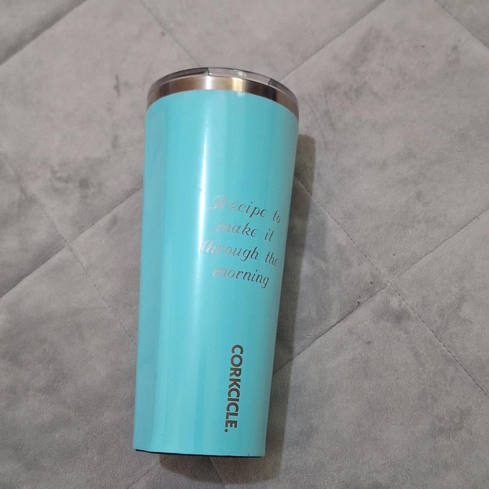 Corkcicle Travel Mug With Inscribed Recipe